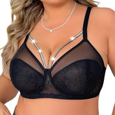 Viomisah sexy lace bras for women full coverage Unlined Underwire Bra Large Size Lifting Lace Bra. - Viomisha